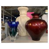 Vintage Royal Gallery Handblown  Art Glass and