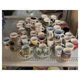 Souvenir Mini Mugs and Saucers