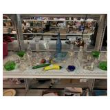 Assorted Glass Decor. Some Crystal.