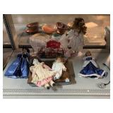 Collection Of Collectible Dolls. Princesses &