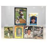 Mixed lot of baseball cards with stars