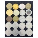 20 Metal Casino Token, See Photos