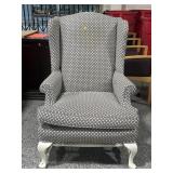 Pattern high back accent chair, approx 30x40in