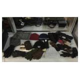 Assorted Clothing Items. Gloves, Scarfs, Beanies