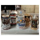 Collectible Steins and Beer Mugs.