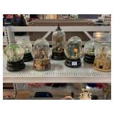Collectible Snow Globes. Some With Music.