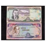 $100 & $50 Jamaica Currency Bills, Item Number #6