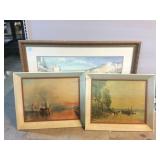 3 Wall Hanging Art Decor. Largest Approx. 29x40in