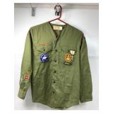 Boy-scout Uniform Shirt with Patches and more -