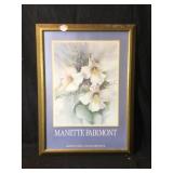 A framed art print titled Manette Fairmont sold