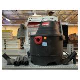 Shop Vac with Attachments and Box.