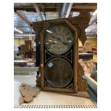 Antique Waterbury Double Dial Calendar Clock.