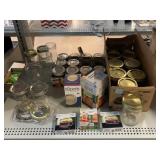 Assorted Canning Jars W/Lids. See Photos