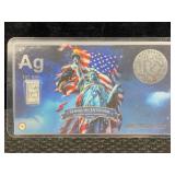 1 Grain Silver Bar .999 Fine Silver