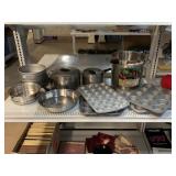 Assorted Kitchenware. Baking Trays, Pots & Pans &