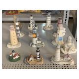 Collection of Mini Lighthouses.