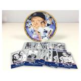 Mickey mantle cards and collectorï¿½s plate