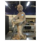 Concrete Geisha Fountain Garden Statue. Approx