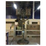 Rustic Outdoor Candelabra. Approx 25in Tall