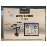 Raddy Weather Station WF-120C in Box. Untested AS