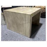 Wood side table, approx 29x29x21im