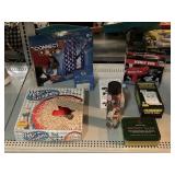 Money Gun, Buttons, and Games.