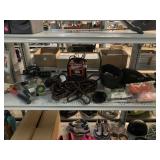 B&D Battery Charger, Tow Straps, Rope, Tools, and