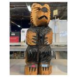 Chainsaw Folk Art Bear. Approx 18 x7.