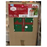 NEW 24 in and 18 inch Wood Gift Box Decor Set.