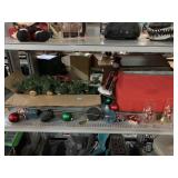 Assorted Christmas Decor. Ornaments, Lights,