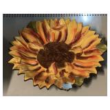 Large Daisy Flower Bowl. Approx 16in