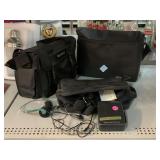 Vintage Craig Cassette Player and Camera Bags.