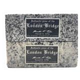 2 Authentic Pieces Of The London Bridge Granite