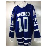 Peter nedved Toronto maple leafs game used hockey