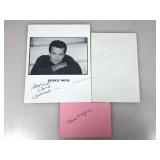 Pilar, Patrick & Aissa Wayne Signed Items