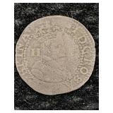 James I 1603-1625 Silver Two Pense Coin