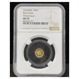 1/200 Ozt .9999 Fine Gold Royal Flush Round Ngc