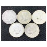 4-40% Silver 1965-1967 Kennedy Half Dollar & 1971