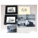 Richard C Datin Original Pen & Ink Train