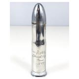 WWII Era Trench Art Table Lighter 6.5in H