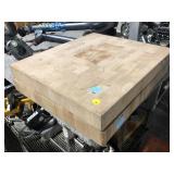 2-Wood cutting boards, approx 16x18x2in
