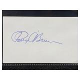 Parry Oï¿½Brien cut autograph W/COA