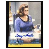 Carey Foster Signed Star Trek Trading Card