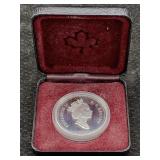 1997 .925 Silver Canadian Dollar 25th Anniversary