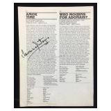 Lawrence Montaigne Signed Page 54 From Star Trek