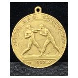 1932 aau championships trophy medal