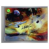 William Shatner & Artist Signed 8x10 Digital Art