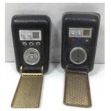 2 Star-Trek Communicators Prop-Replicas