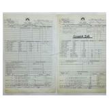 2 1983 Star Trek III Call Sheets From Paramount