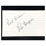 Lee Bergere Signature Card W/COA